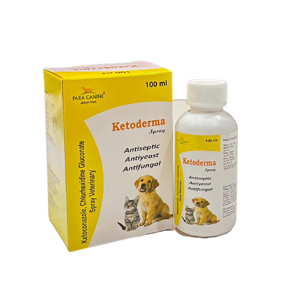 Antibacterial antifungal spray for dogs clearance