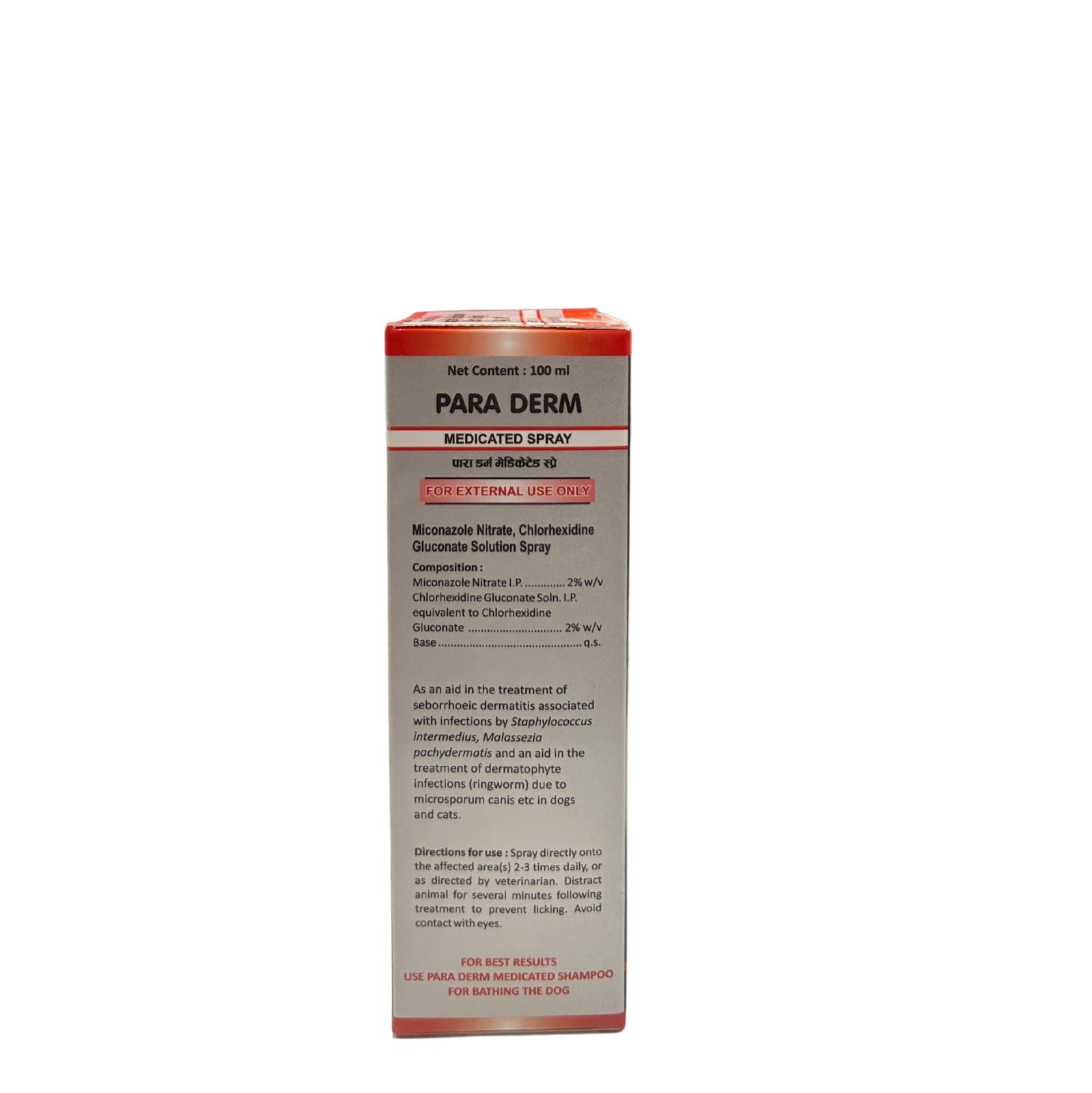 Para Derm Spray (prevent any bacterial, fungal or inflammatory infection)